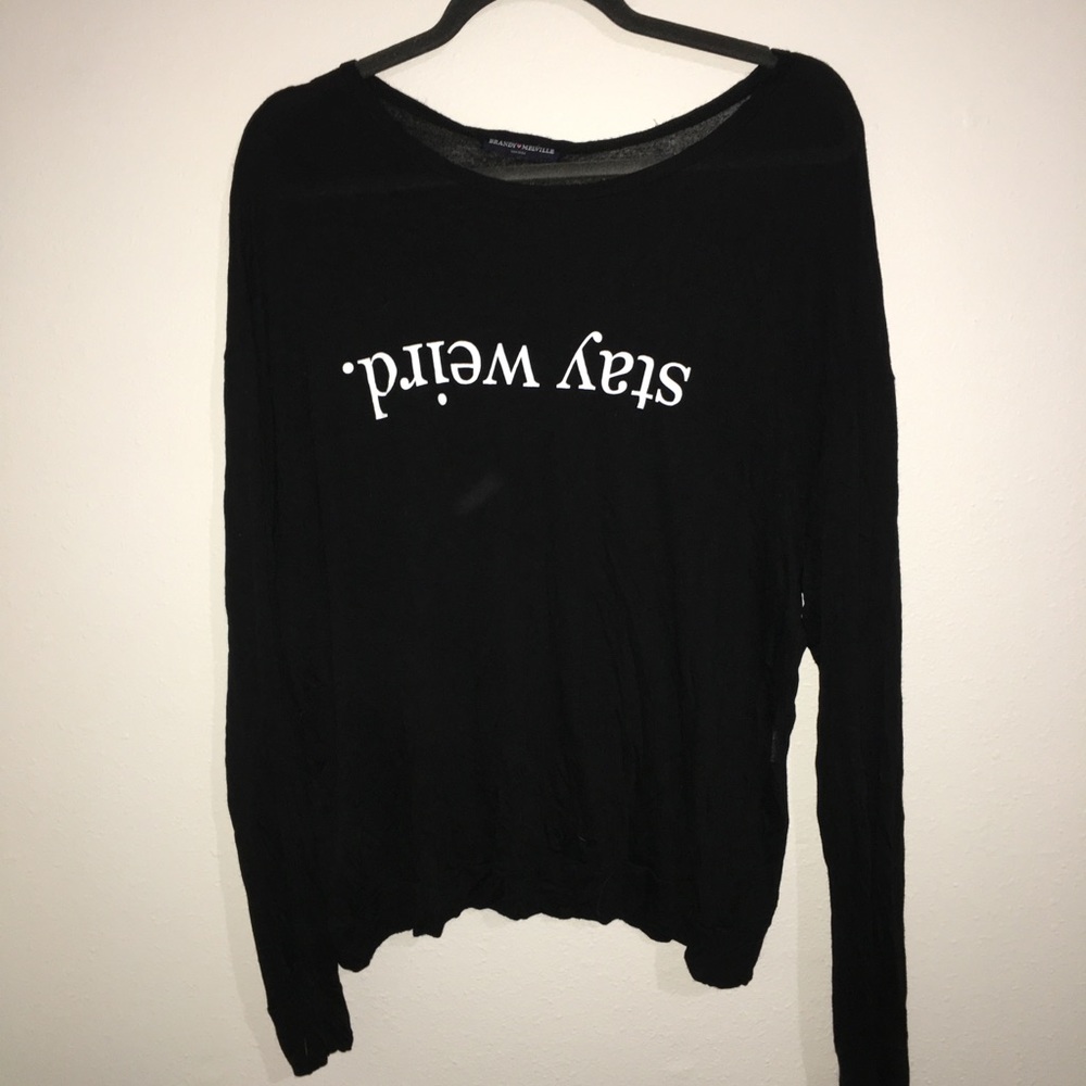 Brandy Melville “stay weird” tee